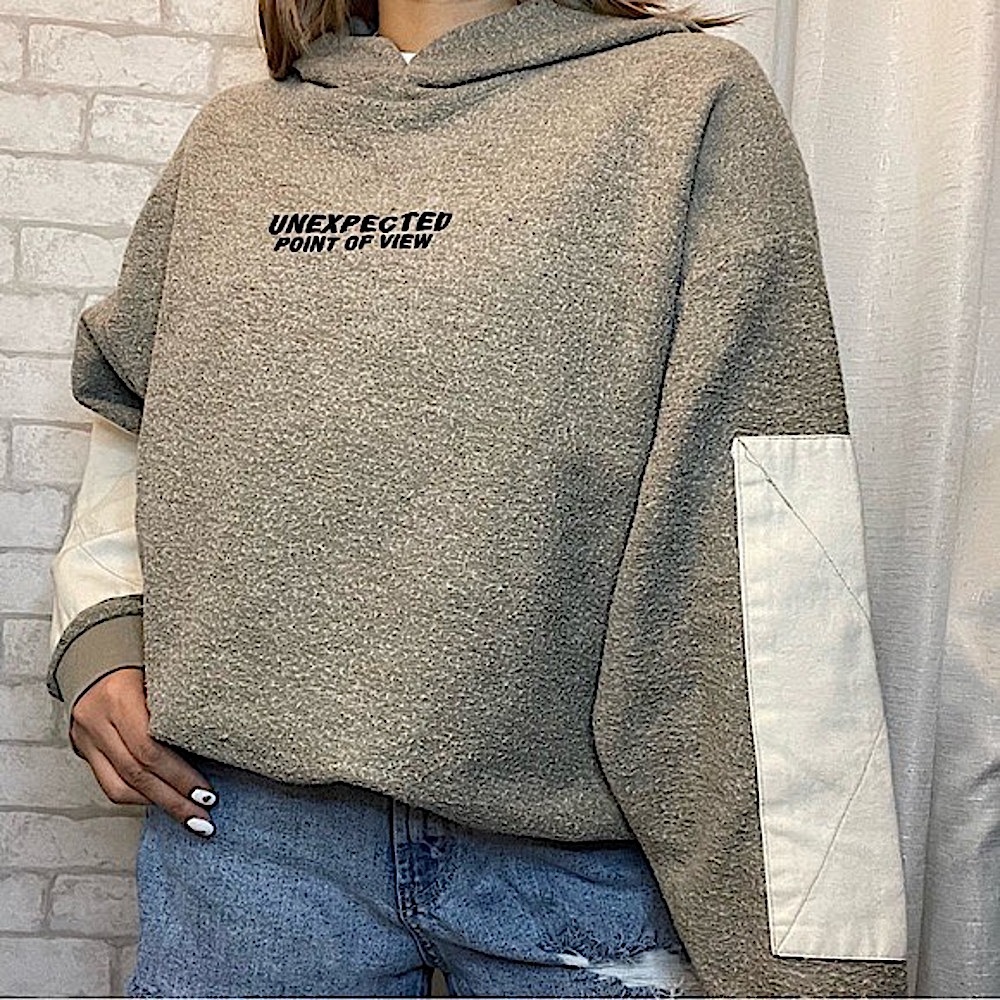 Zara Oversized Graphic Hoodie